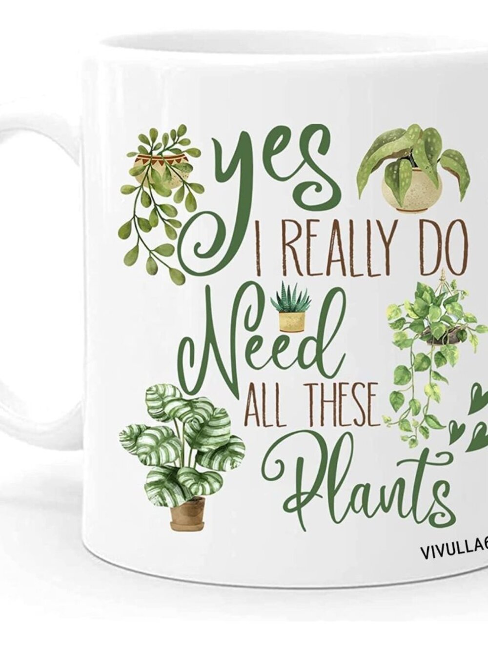 Plant Mug for Plant Lovers - Gardening Cup for Mom, Dad, Garden Lover